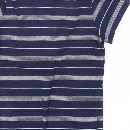 NEXT Boys Blue Striped  Basic Button-Up Size 9 Years