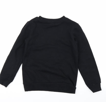 V BY VERY Boys Black   Pullover Sweatshirt Size 8 Years  - NORTH POLE CREW