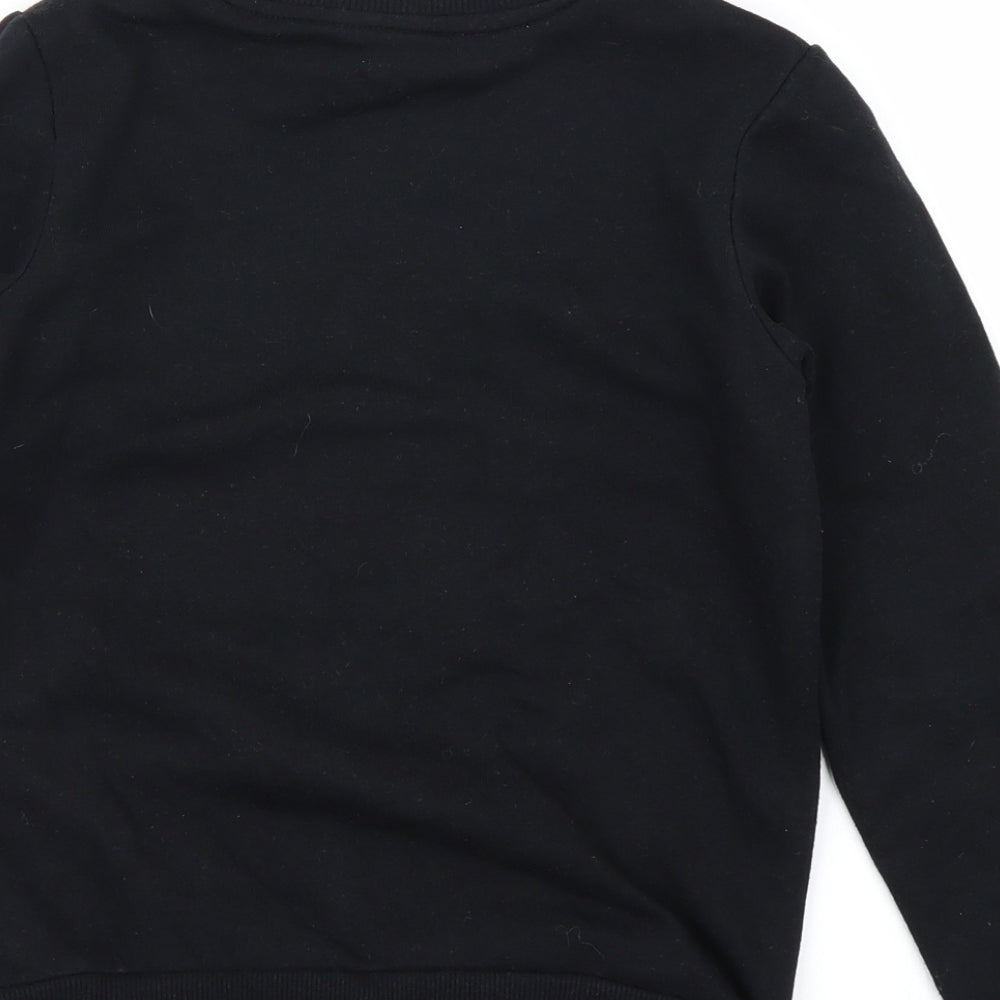 V BY VERY Boys Black   Pullover Sweatshirt Size 8 Years  - NORTH POLE CREW