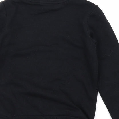 V BY VERY Boys Black   Pullover Sweatshirt Size 8 Years  - NORTH POLE CREW