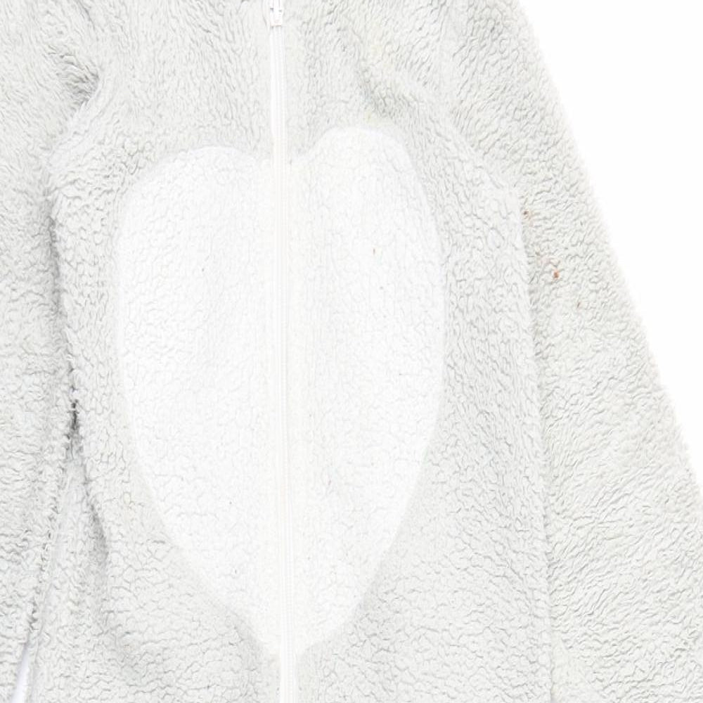 PEPPERTS Girls Grey Animal Print  Cami Nightshirt   - rabbit