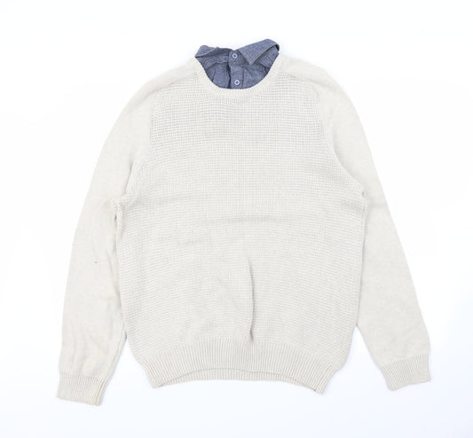 George Mens Brown   Pullover Jumper Size L