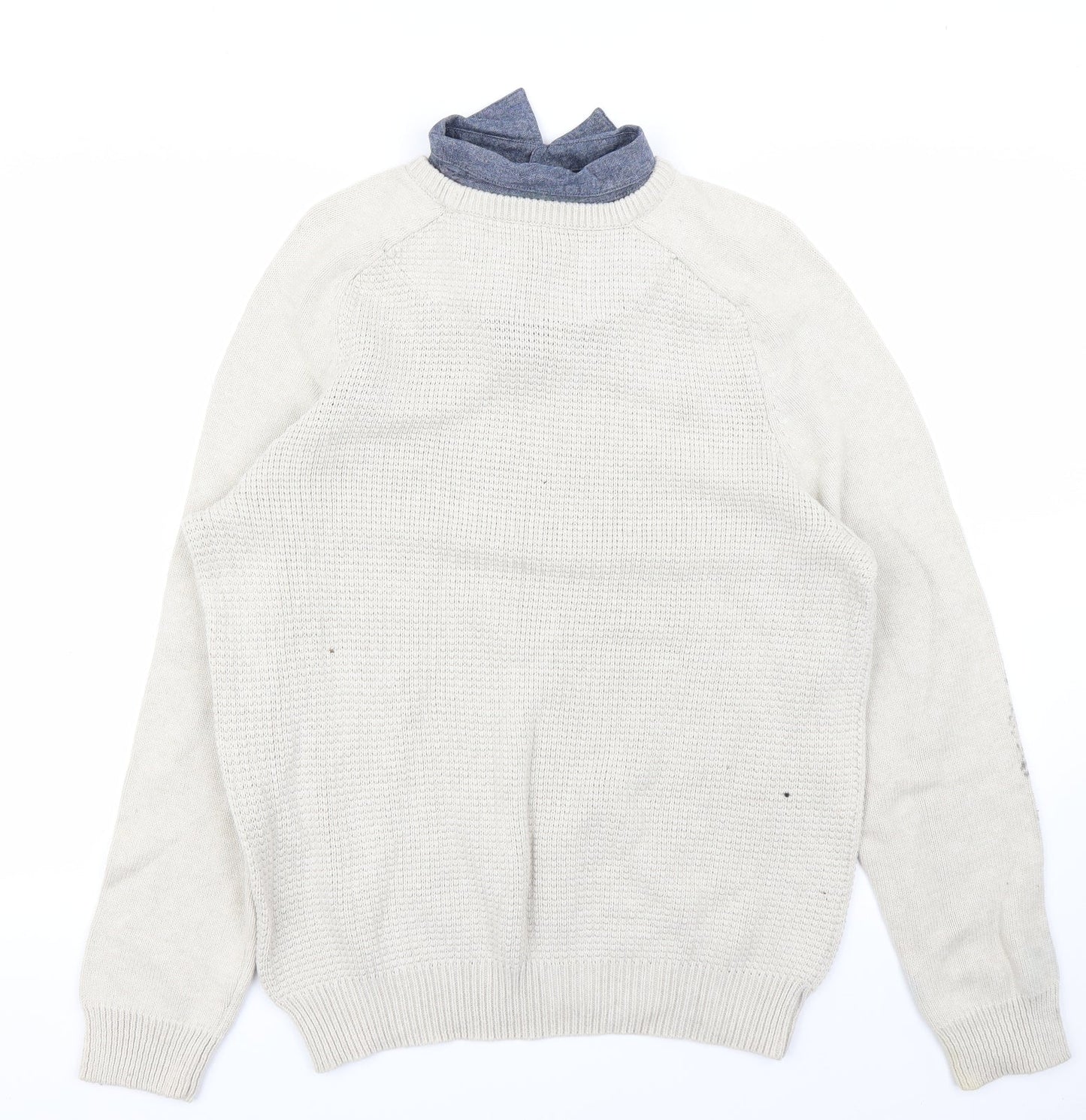 George Mens Brown   Pullover Jumper Size L