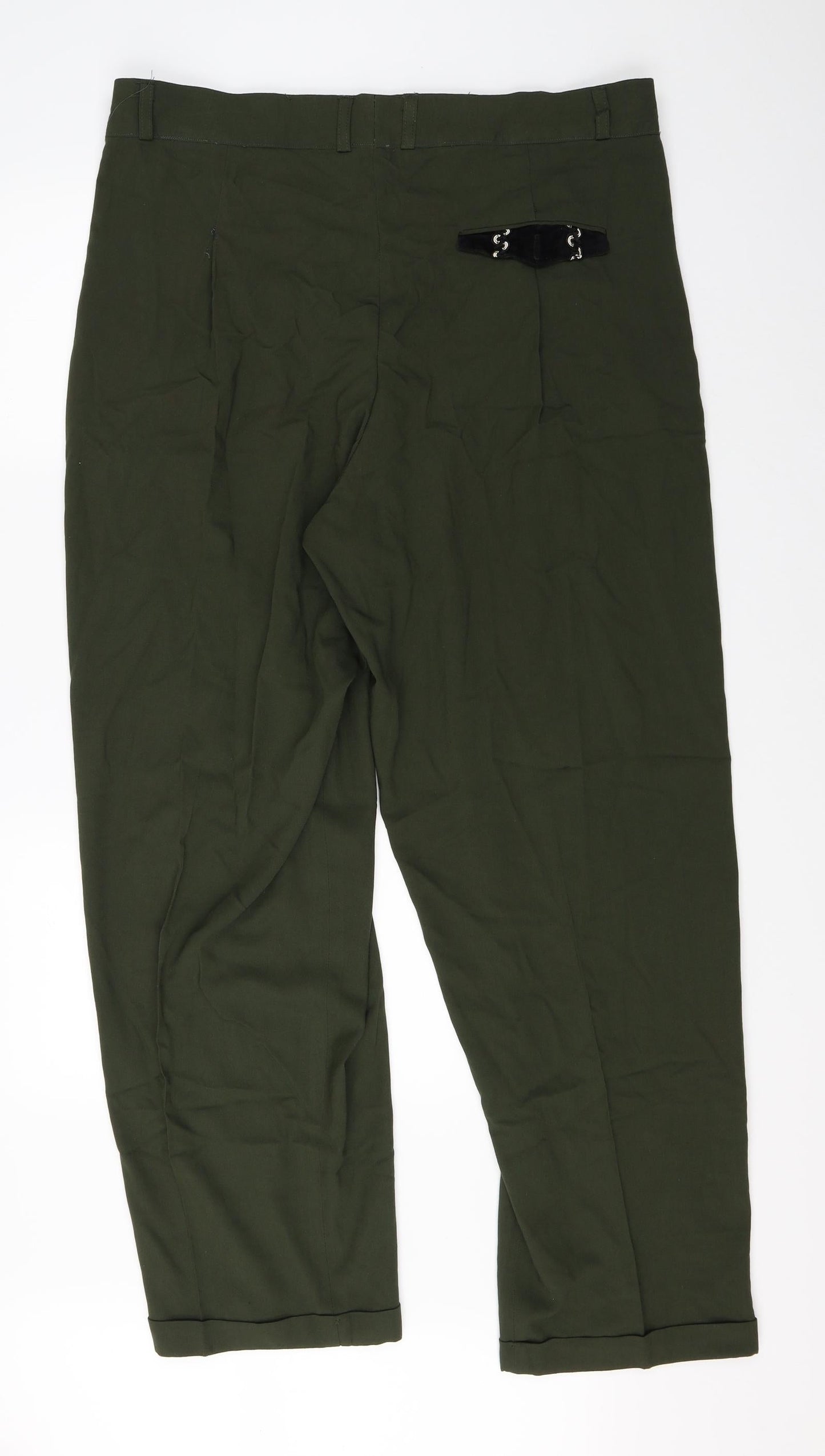 Womens UK Size 36 in Preworn Regular Fit  Green Trousers
