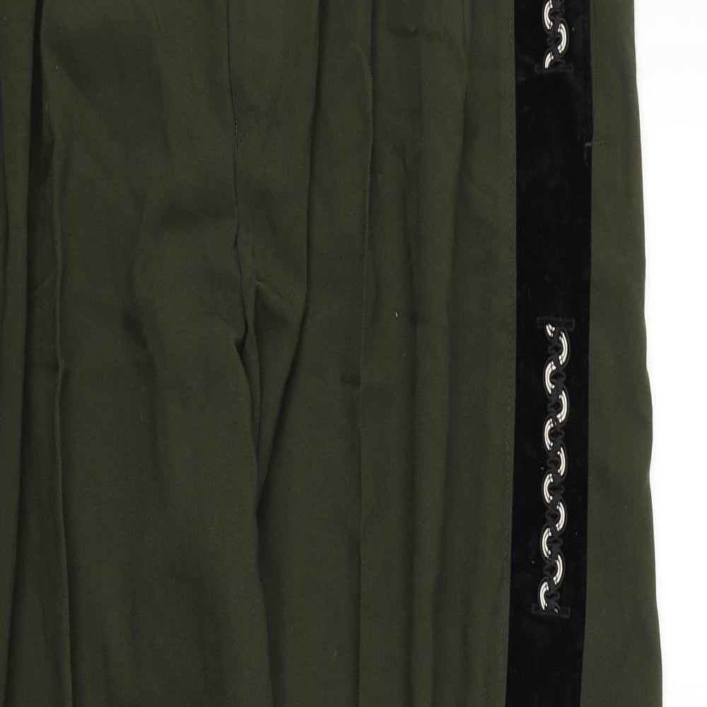 Womens UK Size 36 in Preworn Regular Fit  Green Trousers
