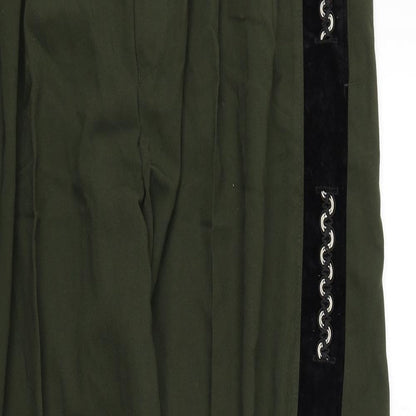 Womens UK Size 36 in Preworn Regular Fit  Green Trousers
