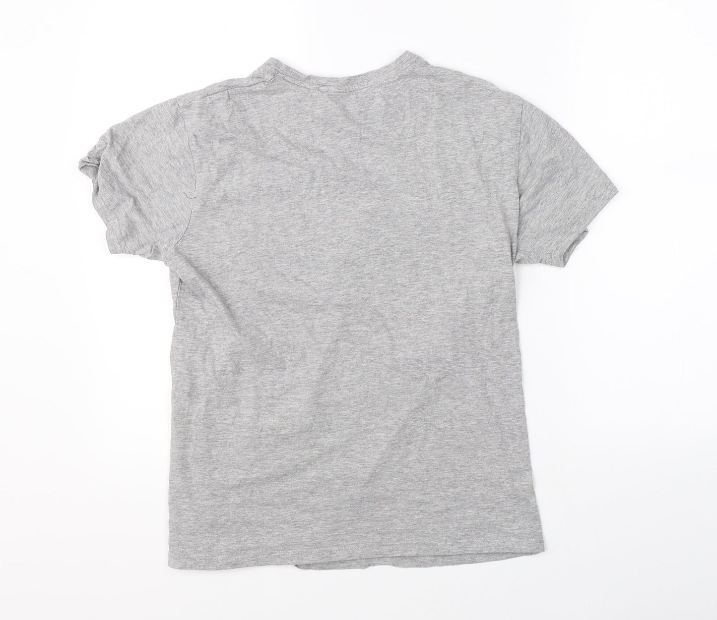 Mens UK Size S Cedar Wood State Grey  T-Shirt