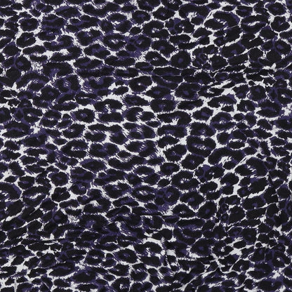 George Womens Purple Animal Print  Basic Blouse Size 18
