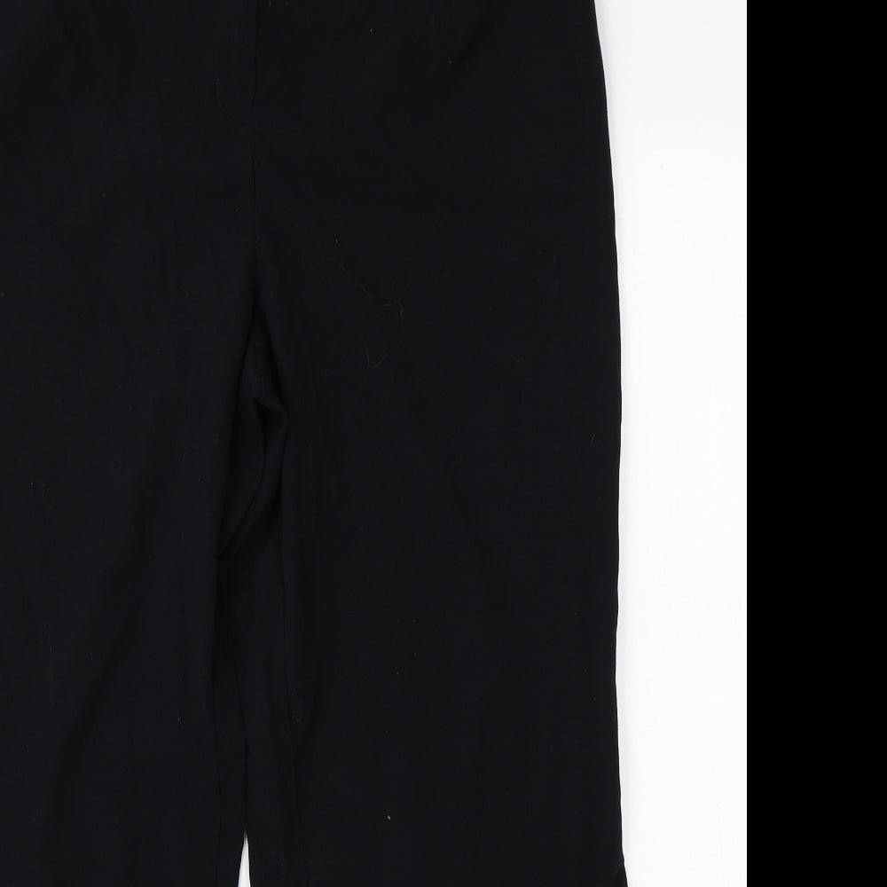 Womens UK Size 40 in Preworn Regular Fit  Black Trousers