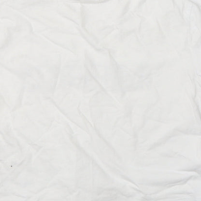Miss E-vie Girls White   Basic T-Shirt Size 9-10 Years