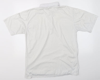 Goldmen Mens White    Polo Size XL