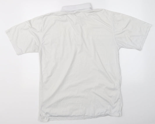 Goldmen Mens White    Polo Size XL
