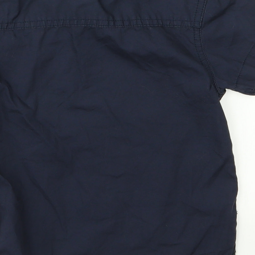 George Boys Blue   Basic Button-Up Size 3 Years