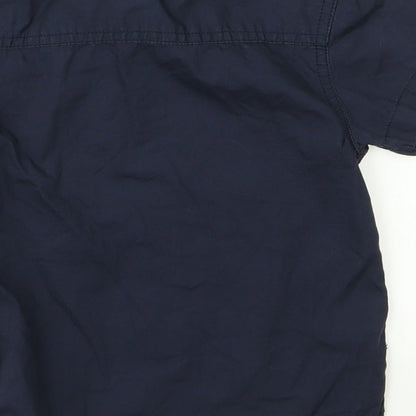 George Boys Blue   Basic Button-Up Size 3 Years