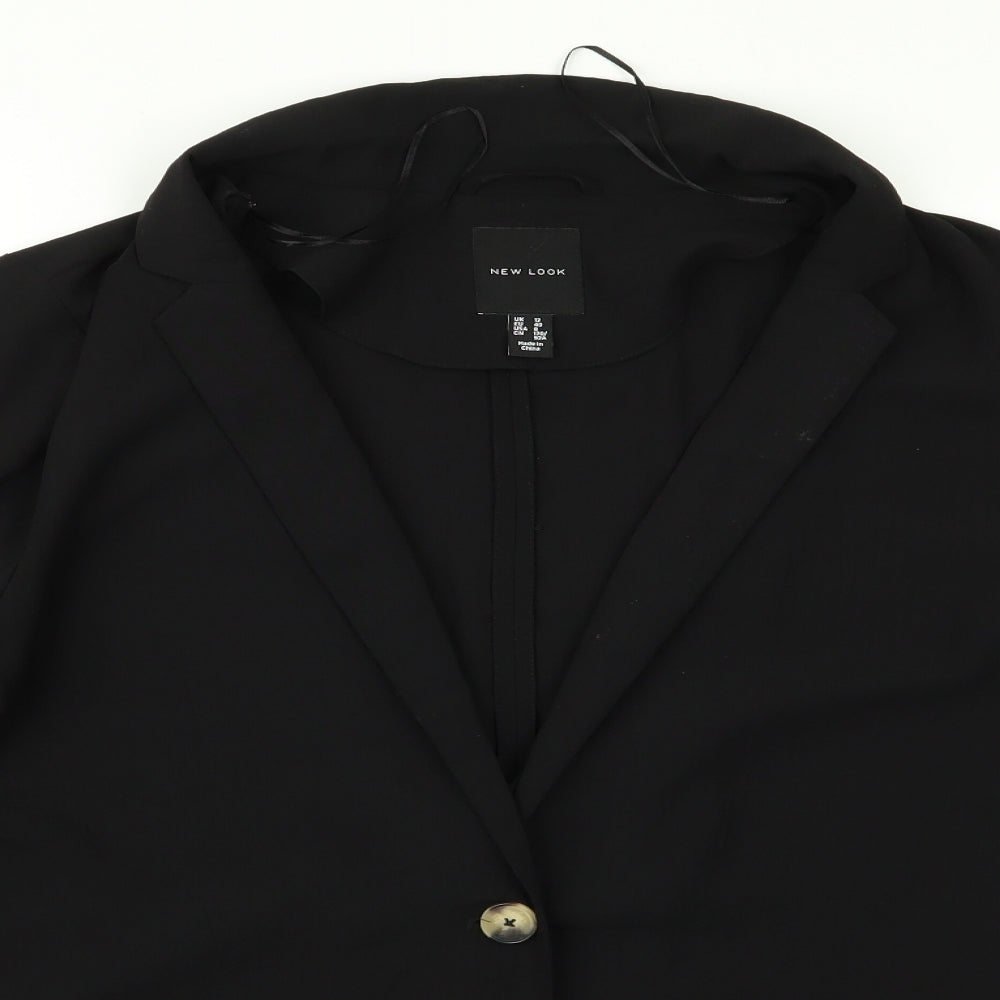 Womens UK Size 12 New Look Black Jacket