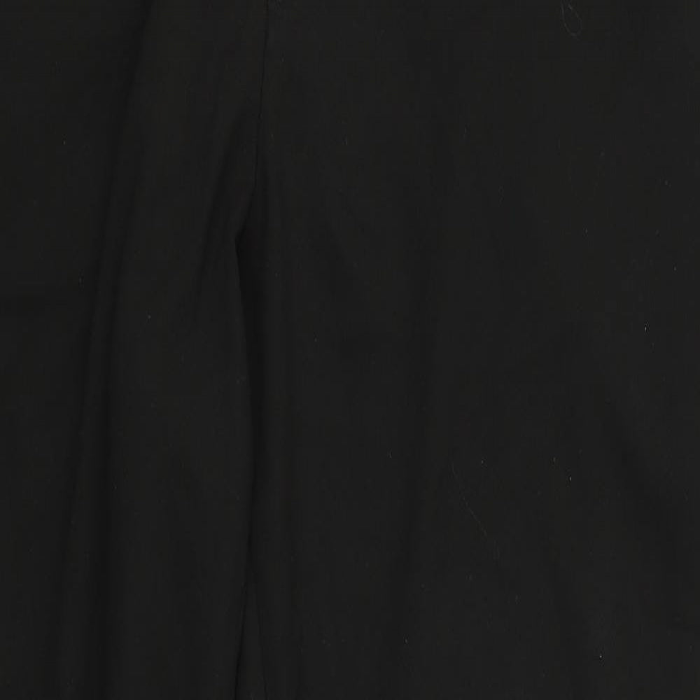 F&F Womens Black Animal Print  Trousers  Size 38 L25 in