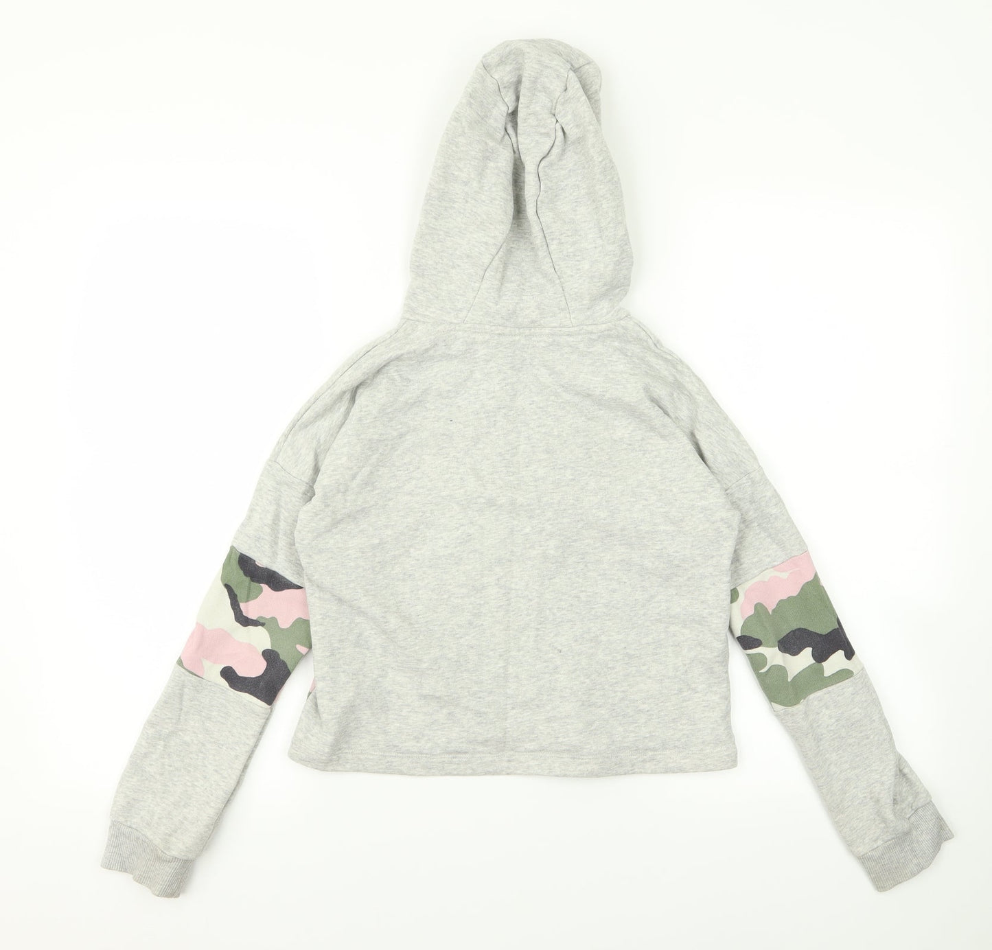 F&F Girls Green Camouflage  Pullover Hoodie Size 10 Years  - dream