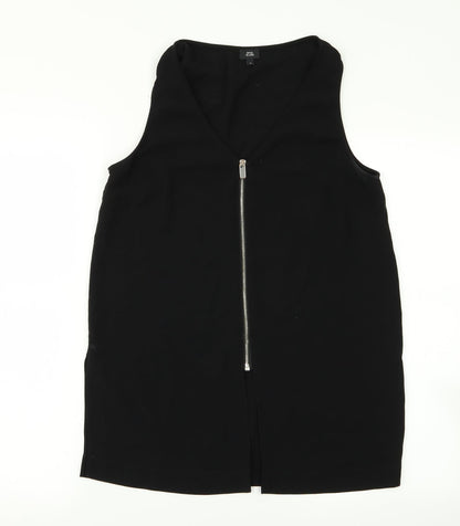 Womens UK Size 8 River Island Black Cardigan Jumper