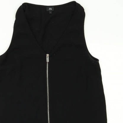 Womens UK Size 8 River Island Black Cardigan Jumper