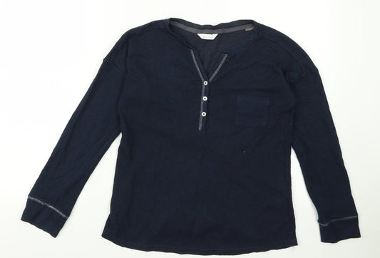 Womens UK Size S m&s Blue Pullover Jumper