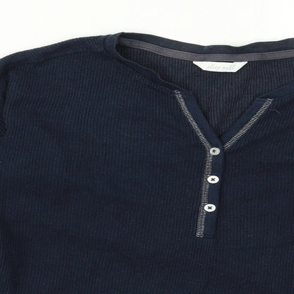 Womens UK Size S m&s Blue Pullover Jumper
