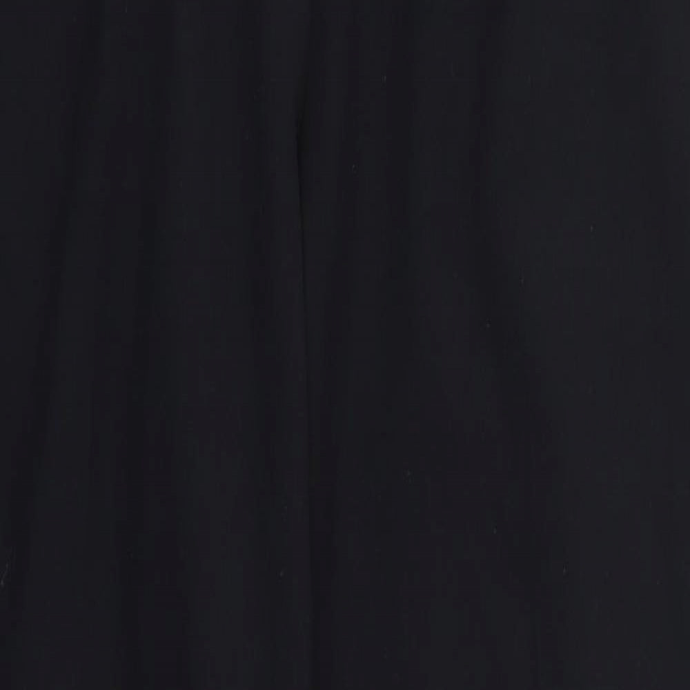m&s Womens Black   Trousers  Size 12 L26 in