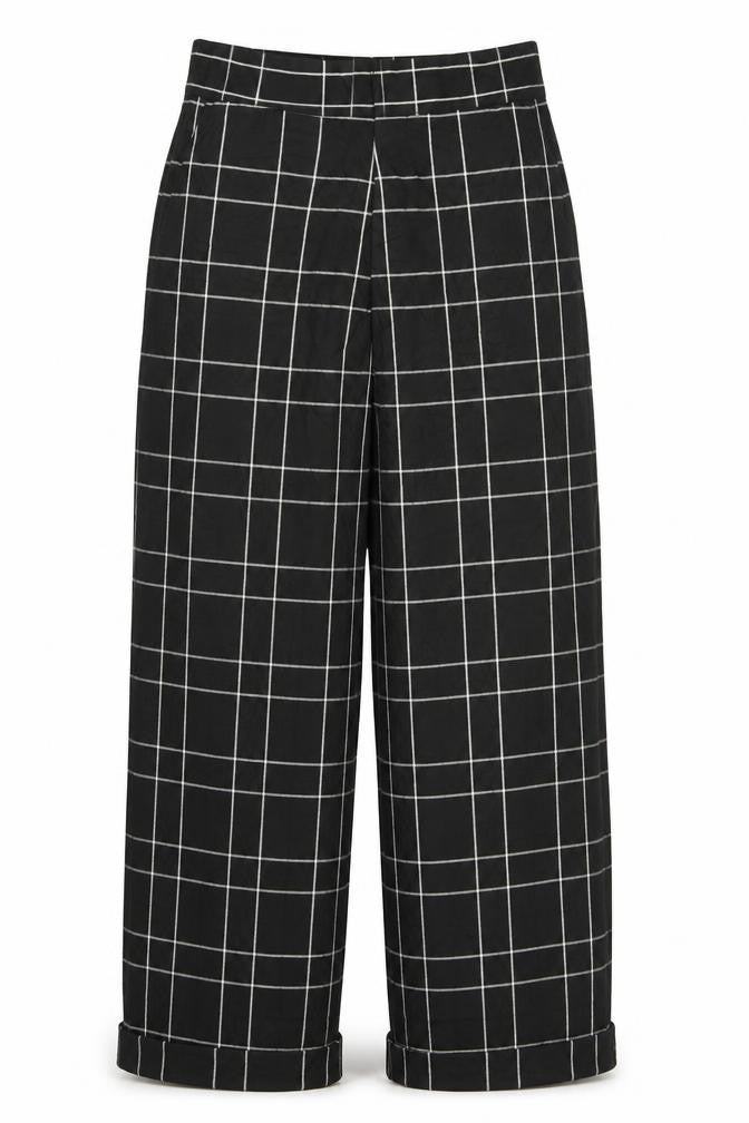 Womens UK Size 32 Preworn Regular Fit  Black Trousers