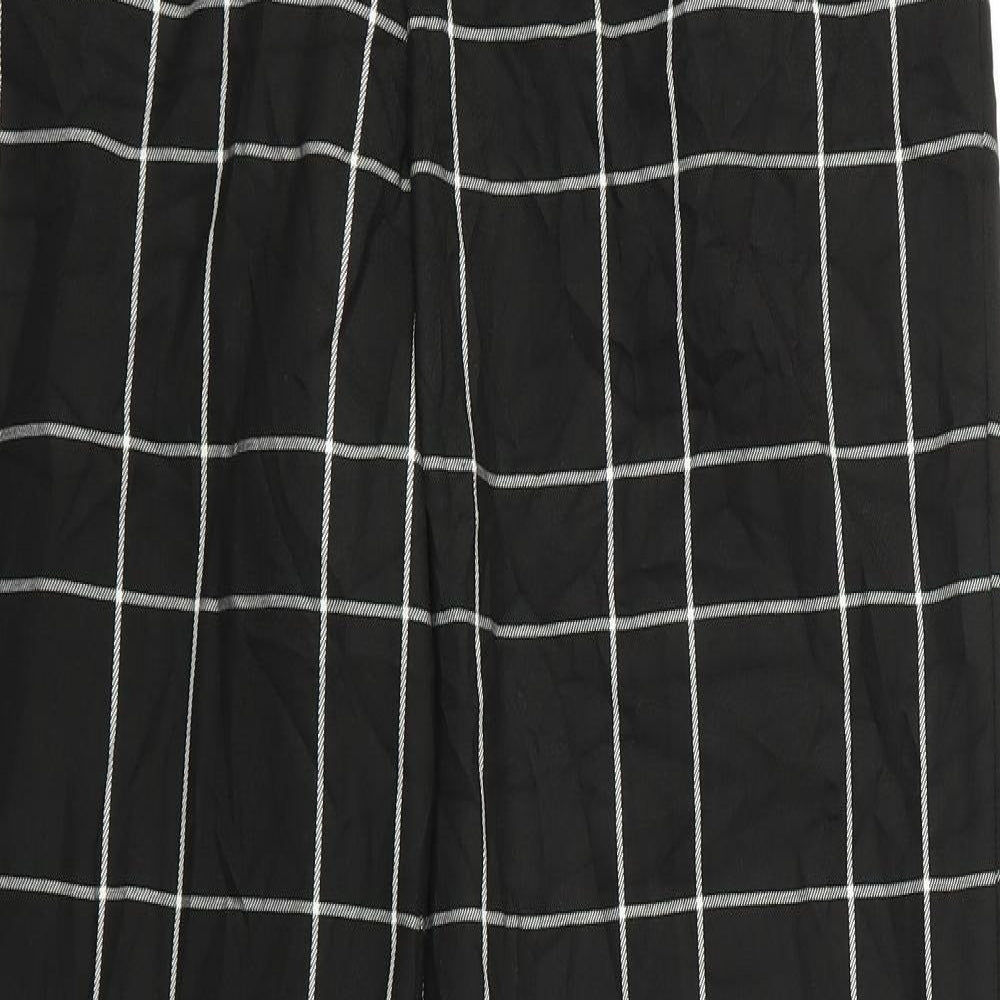 Womens UK Size 32 Preworn Regular Fit  Black Trousers