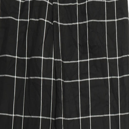 Womens UK Size 32 Preworn Regular Fit  Black Trousers