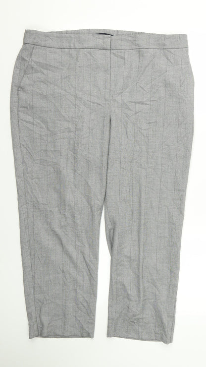 m&s Womens Grey   Trousers  Size 38 L23 in