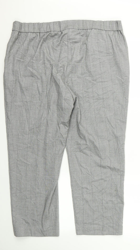 m&s Womens Grey   Trousers  Size 38 L23 in