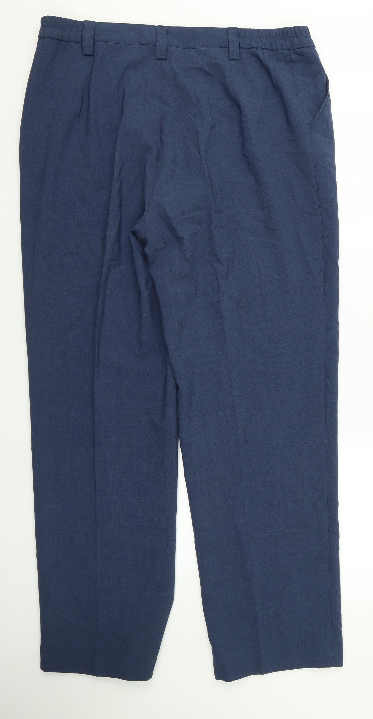 Womens UK Size 38 Preworn Regular Fit  Blue Trousers