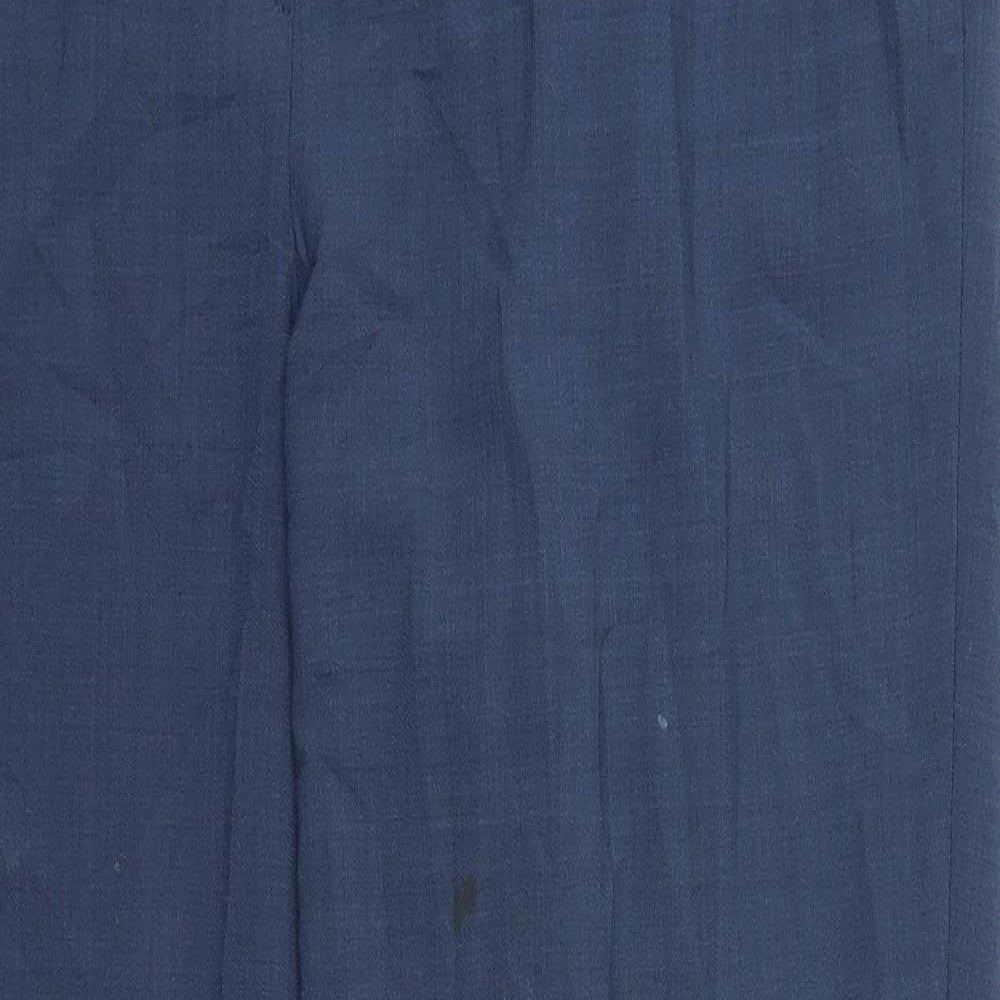 Womens UK Size 38 Preworn Regular Fit  Blue Trousers