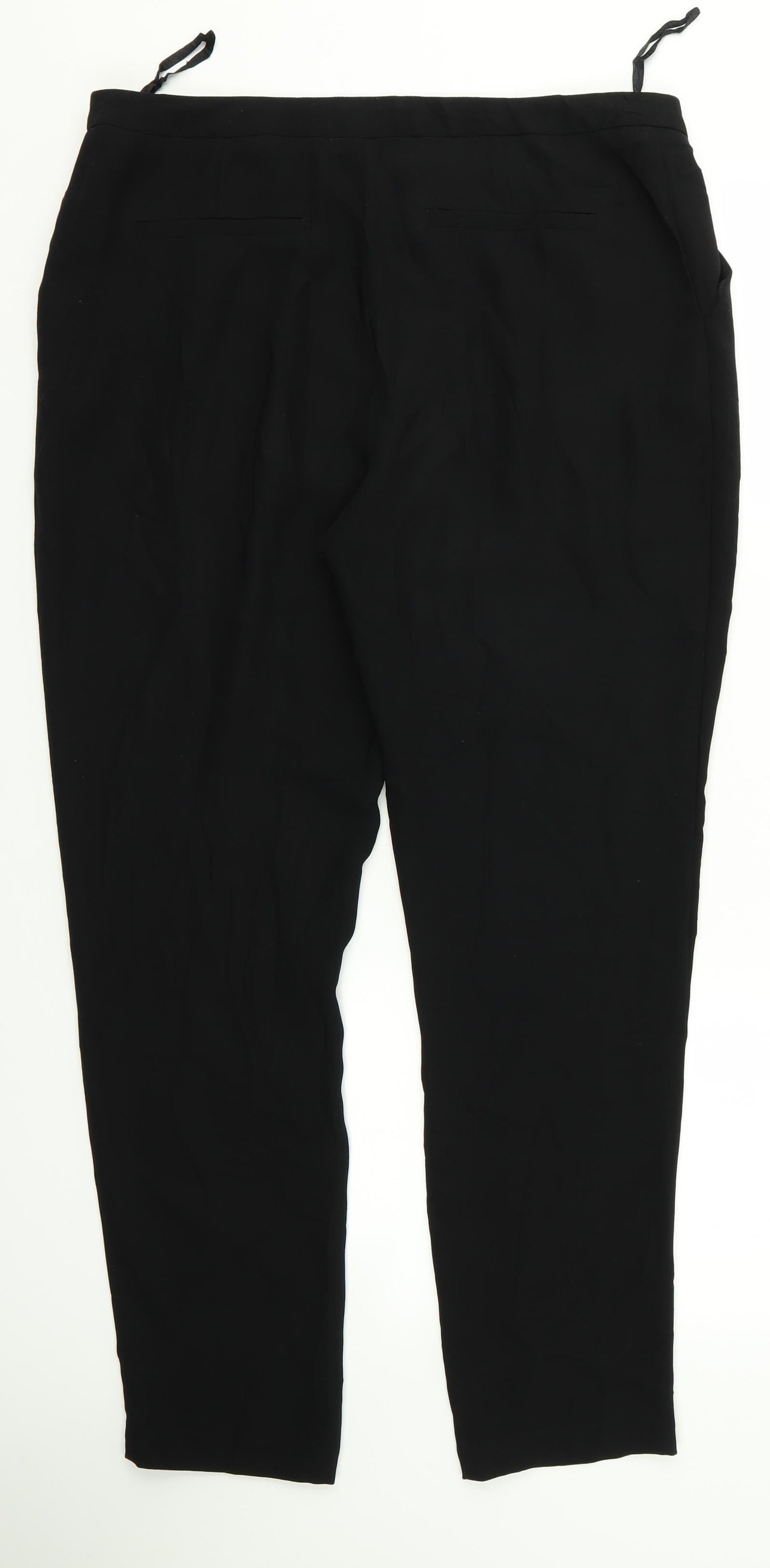 Monsoon Womens Black   Trousers  Size 12 L24 in