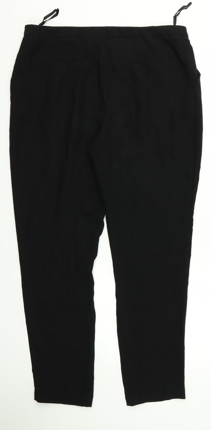 Monsoon Womens Black   Trousers  Size 12 L24 in