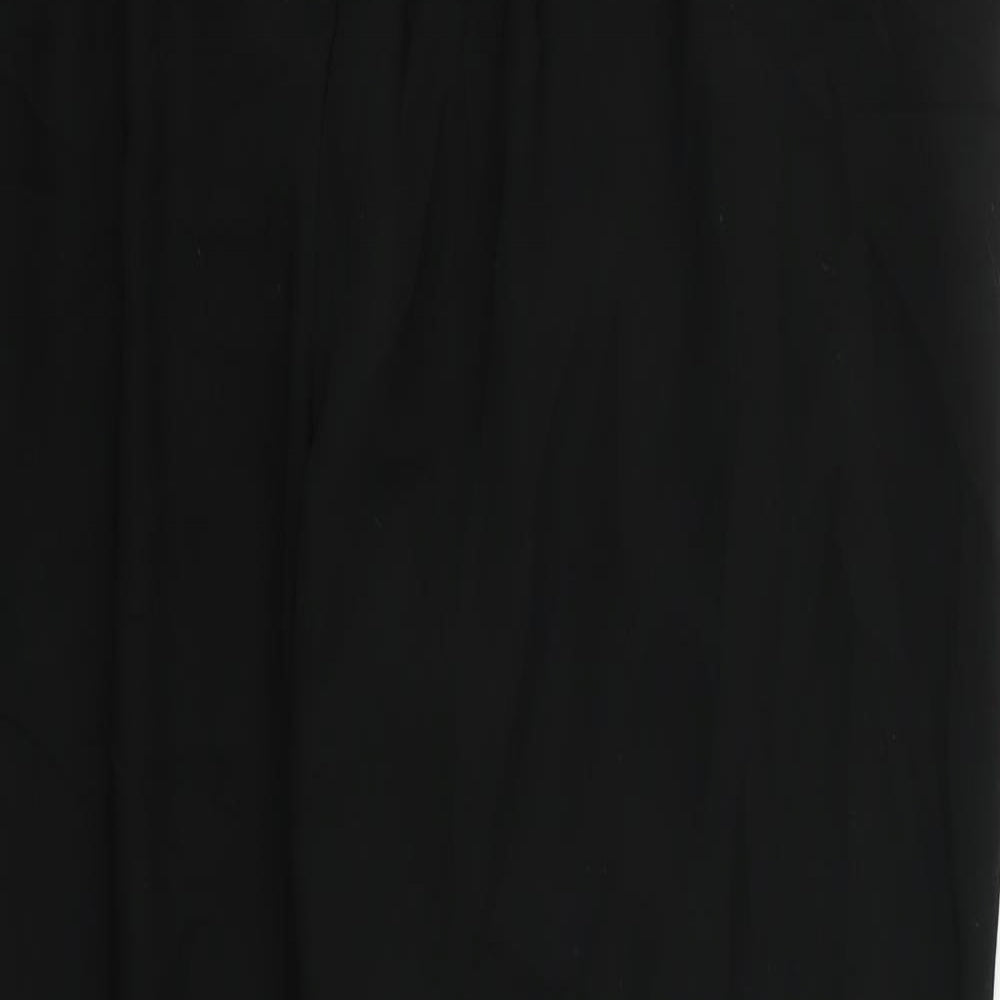 Monsoon Womens Black   Trousers  Size 12 L24 in