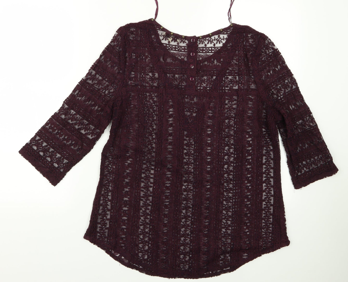 Womens UK Size 14 Papaya Red Pullover Jumper