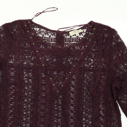 Womens UK Size 14 Papaya Red Pullover Jumper