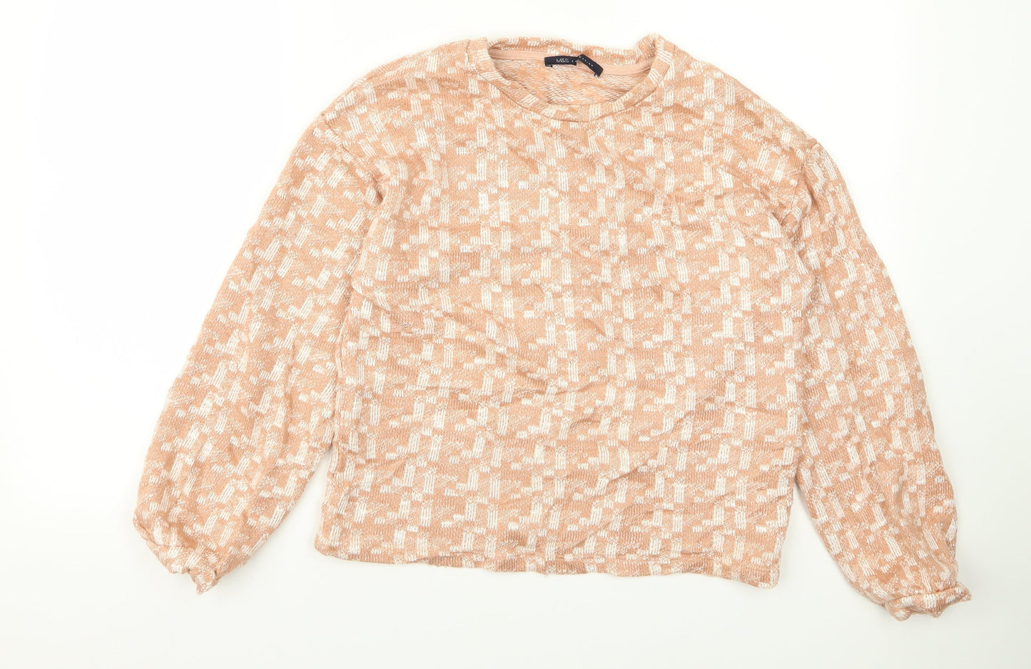 m&a Womens Pink   Pullover Jumper Size 8