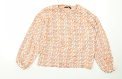 m&a Womens Pink   Pullover Jumper Size 8
