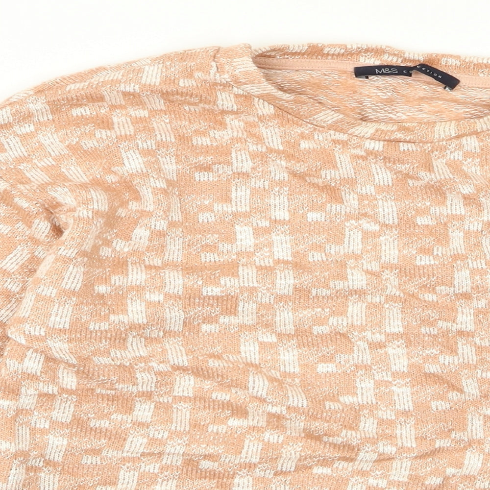 m&a Womens Pink   Pullover Jumper Size 8