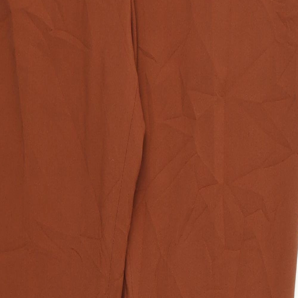 Womens UK Size 12 Dorothy Perkins Regular Fit  Orange Trousers