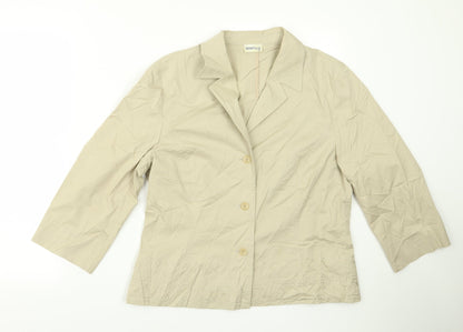 biancha Womens Beige   Jacket  Size 40