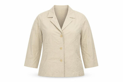biancha Womens Beige   Jacket  Size 40
