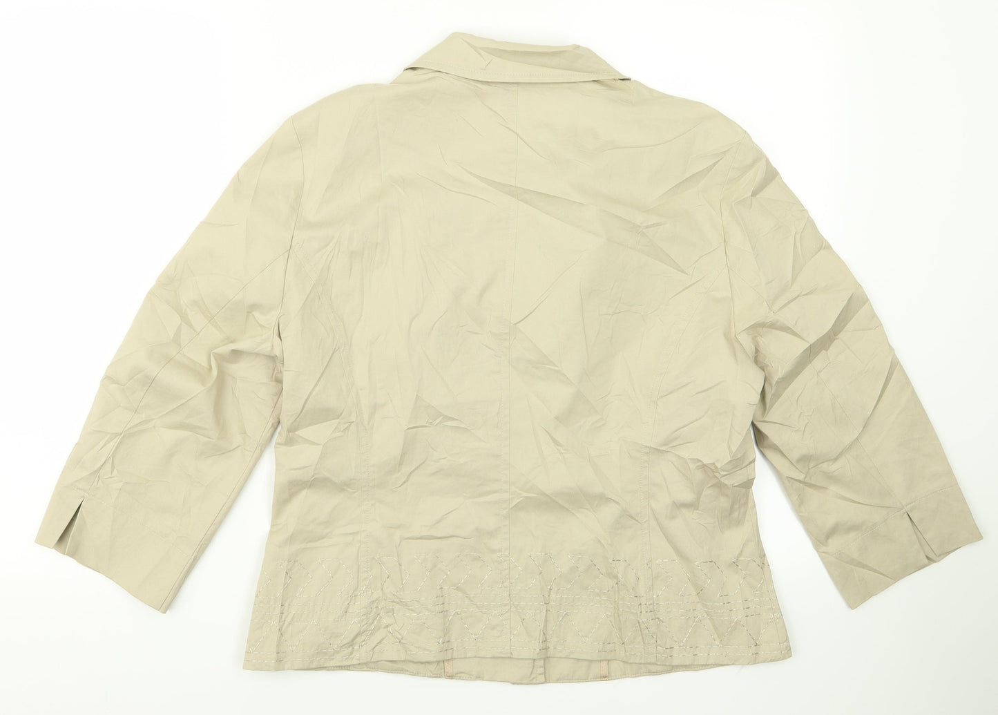 biancha Womens Beige   Jacket  Size 40