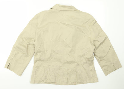 biancha Womens Beige   Jacket  Size 40