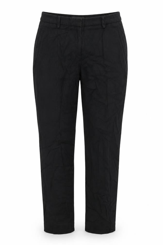 Womens UK Size 10 Oasis Regular Fit  Black Trousers