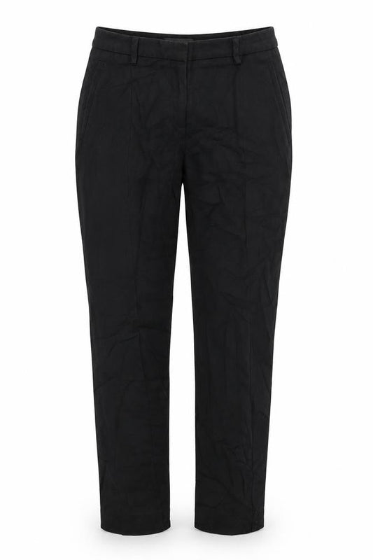 Womens UK Size 10 Oasis Regular Fit  Black Trousers