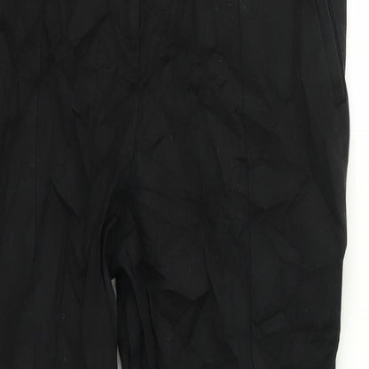 Womens UK Size 10 Oasis Regular Fit  Black Trousers