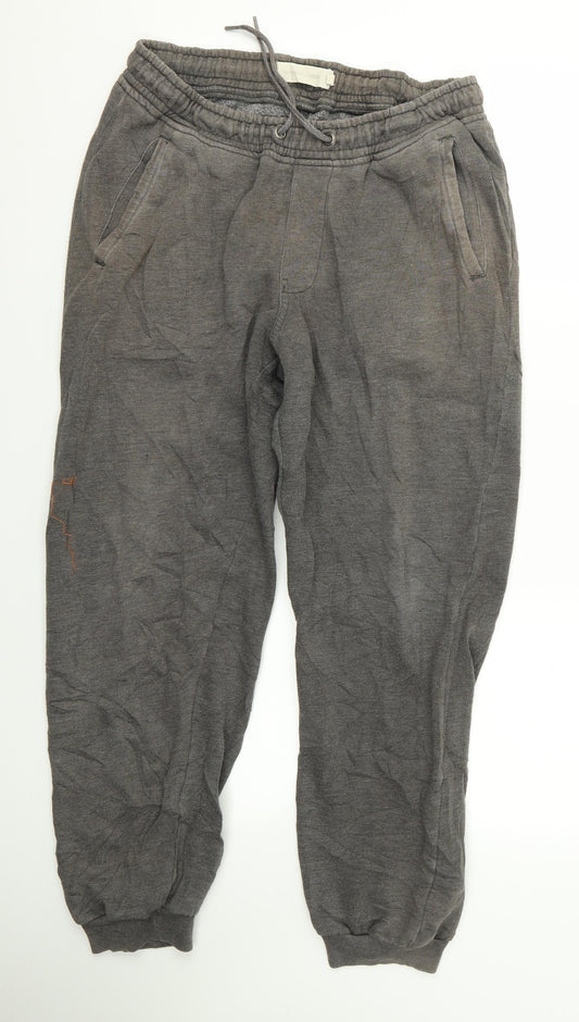 Womens UK Size M Preworn Regular Fit  Grey Trousers